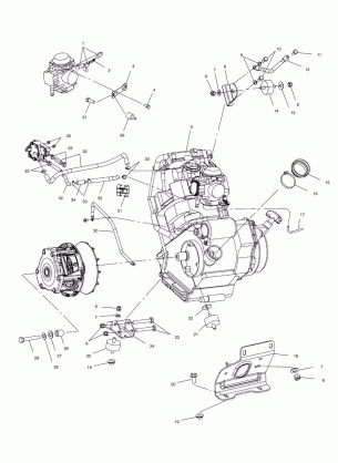 ENGINE MOUNTING - A00CD32AA (4949404940B001)