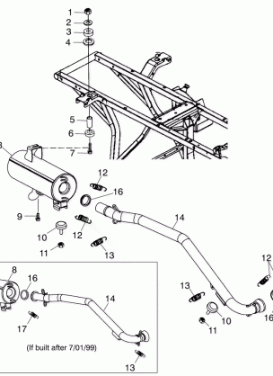 EXHAUST SYSTEM - A00CD32AA (4949404940A013)