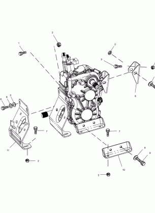 TRANSMISSION MOUNTING - A00CD32FB (4949404940D002)