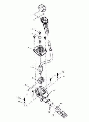 GEAR SELECTOR - A00CD32AA (4949404940C012)