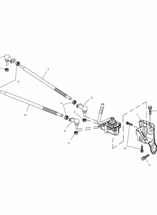 GEARCASE SELECTOR MOUNTING - A00CD32AA (4949404940C013)