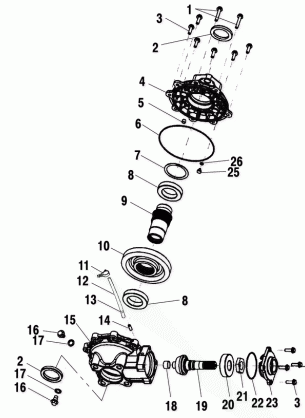 REAR HOUSING - A00CD50AA (4954885488C012)