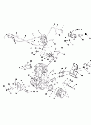ENGINE MOUNTING - A00CD50AA (4954885488A013)