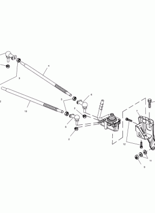 GEARCASE SELECTOR MOUNTING - A00CD50FB (4954885488D001)