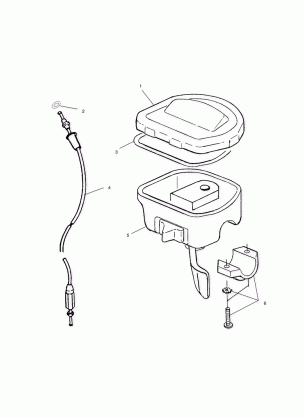 CONTROLS - THROTTLE ASM. / CABLE - A00CD50AA (4954885488B008)