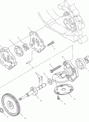 OIL PUMP - A00CD50FB (4954885488D014)