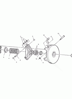 DRIVE CLUTCH - A00CD50AA (4954885488C001)