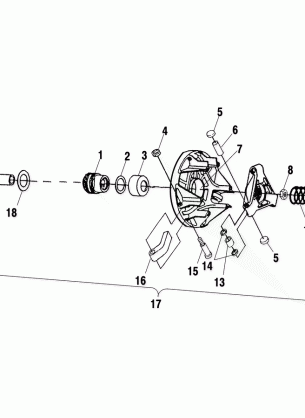 DRIVE CLUTCH - A00CD50AB (4954885488C002)