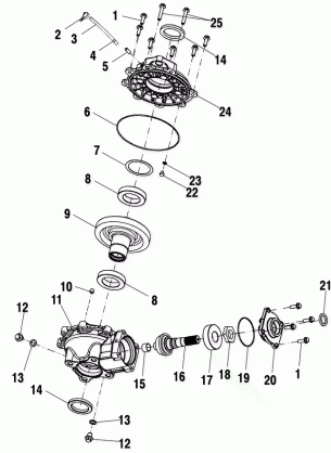 REAR HOUSING - A00CD50AA (4954885488C013)