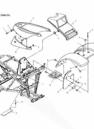 FRONT CAB - A00AA32AB (4960076007A005)