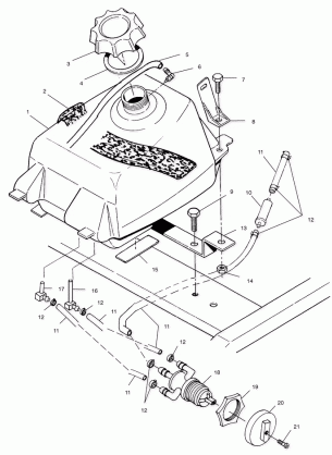 FUEL TANK - A00CG38CA (4954875487A014)