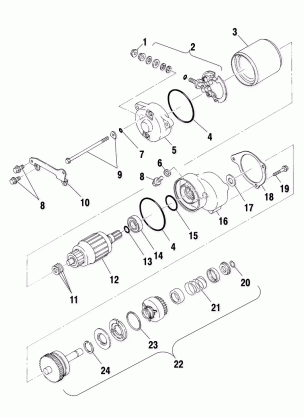 STARTING MOTOR - A00CG38CA (4954875487D011)