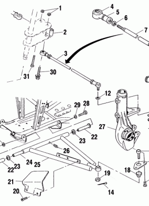 A-ARM / STRUT MOUNTING - A00CH33AB (4957715771C002)