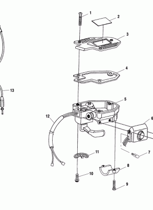 CONTROLS - THROTTLE ASM. / CABLE - A00CH33AA (4957715771B009)