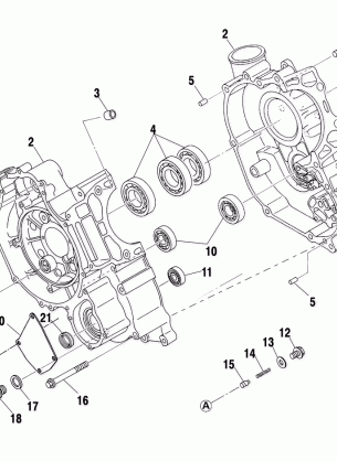 CRANKCASE - A00CH33AB (4957715771D002)