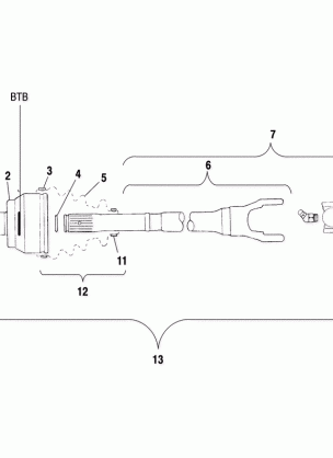 CV JOINT - BTB - A00CH33AA (4957715771B003)