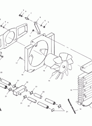 OIL COOLING SYSTEM - A00CH33AA (4957715771A011)