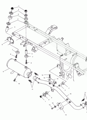 EXHAUST SYSTEM - A00CH33AA (4957715771A012)