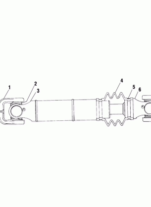 REAR DRIVE SHAFT - A00CH33AA (4957715771B004)