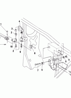 FRAME MOUNTING - A00CH33AB (4957715771C001)