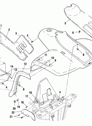 FRONT CAB - A00CH33AA (4957715771A007)