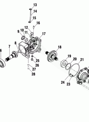 FRONT HOUSING - A00CH33AB (4957715771C011)