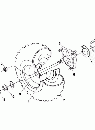 REAR WHEEL DRIVE - A00CH33AB (4957715771C007)