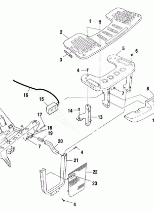 FRONT RACK and BUMPER MOUNTING - A00CH33AA (4957715771A009)