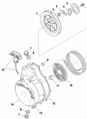 RECOIL STARTER - A00CH33AB (4957715771D008)