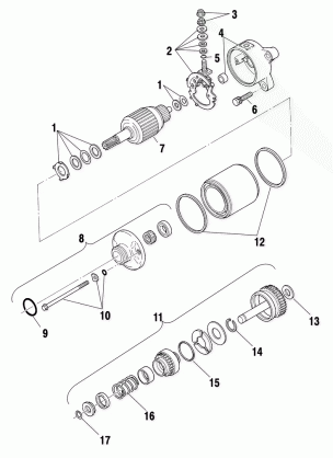 STARTING MOTOR - A00CH33AB (4957715771D012)