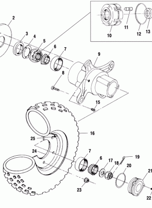 FRONT WHEEL - A00CH33AA (4957715771B007)