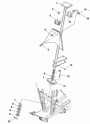 STEERING POST - A00CH33AA (4957715771B011)