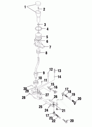 GEAR SELECTOR - A00CH33AB (4957715771D001)