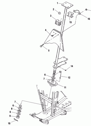 STEERING POST - A00CH33AC (4959905990B012)