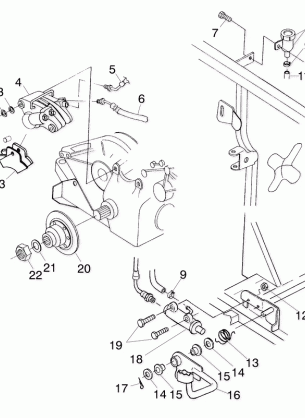 REAR BRAKE / FOOT PEDAL - A00CH33AC (4959905990C009)