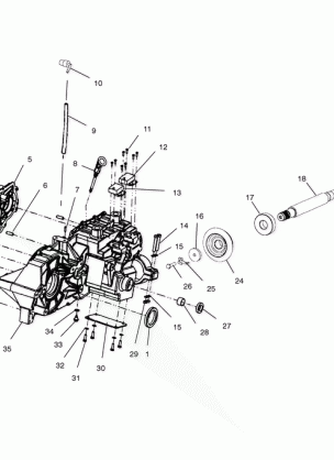 GEARCASE (Cases and Snorkel) - A00CH33AC (4959905990D001)