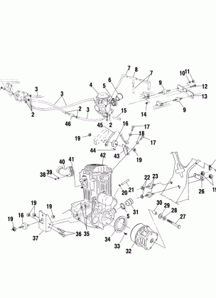 ENGINE MOUNTING - A00CH33AC (4959905990A013)