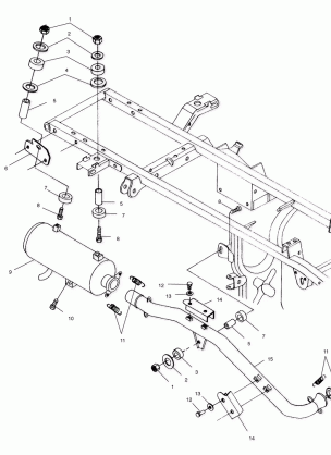 EXHAUST SYSTEM - A00CH33AC (4959905990B001)