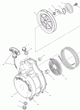 RECOIL STARTER - A00CH33AC (4959905990D009)