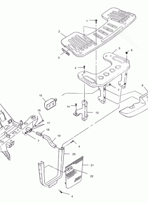 FRONT RACK and BUMPER MOUNTING - A00CH33AC (4959905990A009)