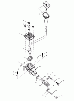 GEAR SELECTOR - A00CH33AC (4959905990D002)