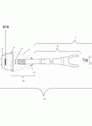 CV JOINT - BTB - A00CH46CA (4954785478B002)