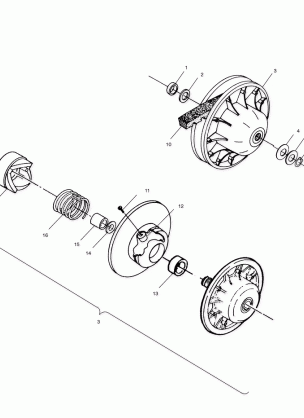 DRIVEN CLUTCH - A00CH46CA (4954785478C003)