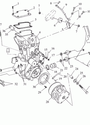 ENGINE MOUNTING - A00CH46CA (4954785478A012)