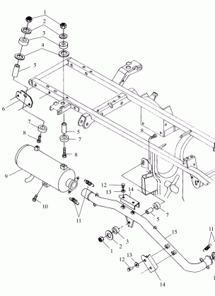 EXHAUST SYSTEM - A00CH46CA (4954785478A013)
