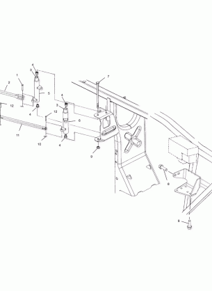 FRAME MOUNTING - A00CH46CA (4954785478B014)