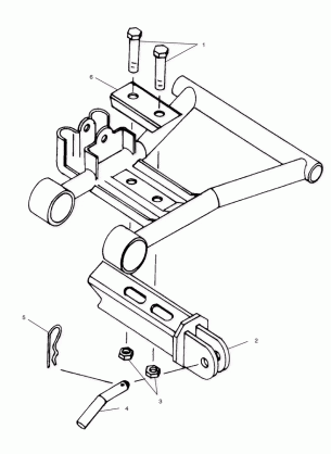 THREE-POINT HITCH A-ARM MOUNTING - A00CH46CA (4954785478C013)