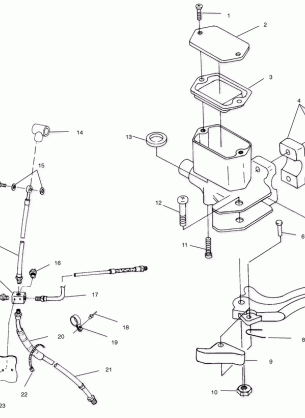 CONTROLS - MASTER CYLINDER / BRAKE LINE - A00CH46CA (4954785478B009)