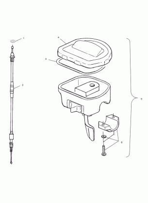 CONTROLS - THROTTLE ASM. / CABLE - A00CH46CA (4954785478B008)