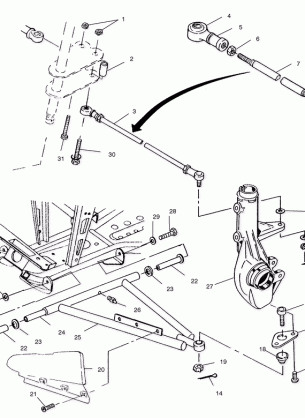 A-ARM / STRUT MOUNTING - A00CH50AA (4954805480C004)